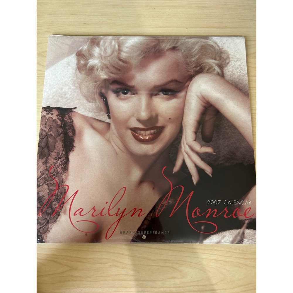 Marilyn Monroe 2007 Wall Calendar Graphique de France Factory Sealed New Vintage